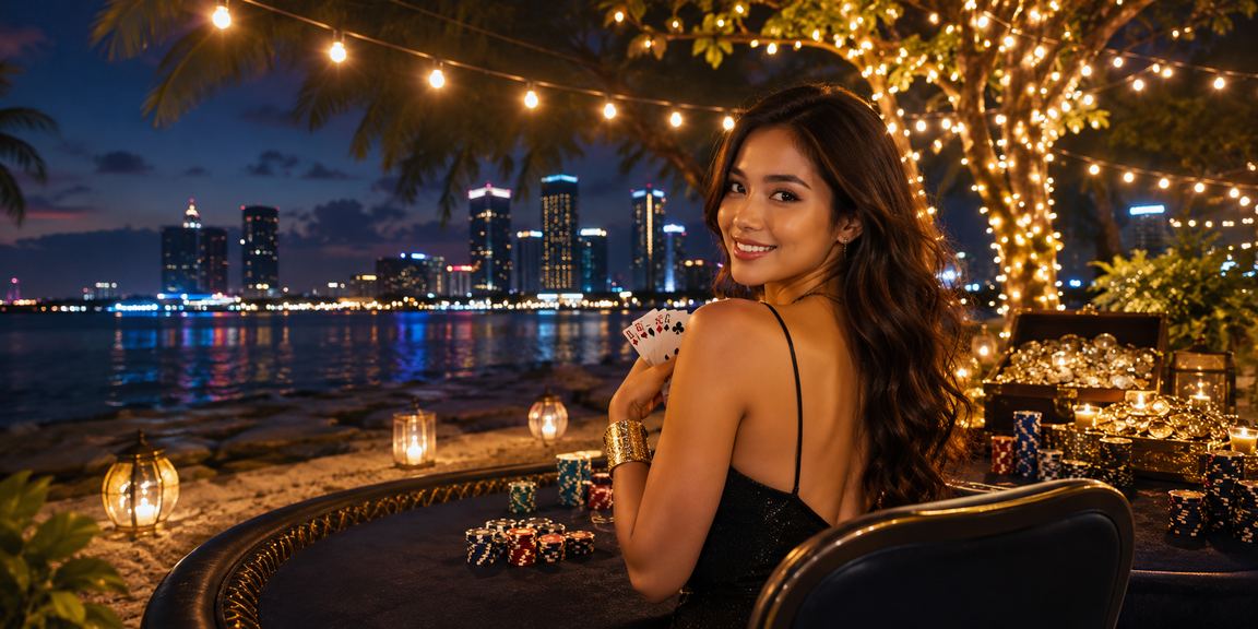 Permainan poker kasino langsung bergaya Malaysia di Johor